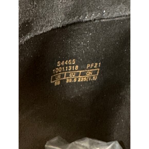 Stuart Weitzman 5050 Over The Knee Tall Boots Black Suede/Gaberdine Size 5 NWOB - Picture 14 of 16